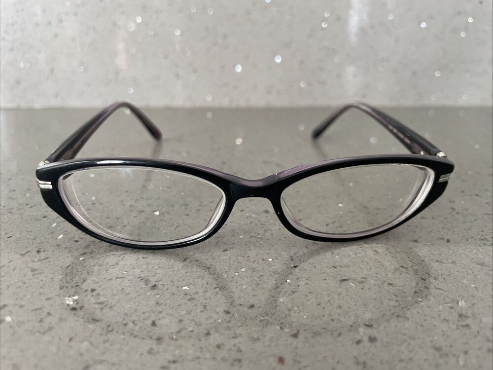 Lulu Guinness Eyeglasses Frames ONLY BLK Black L834 51-15-135 be a glamour girl
